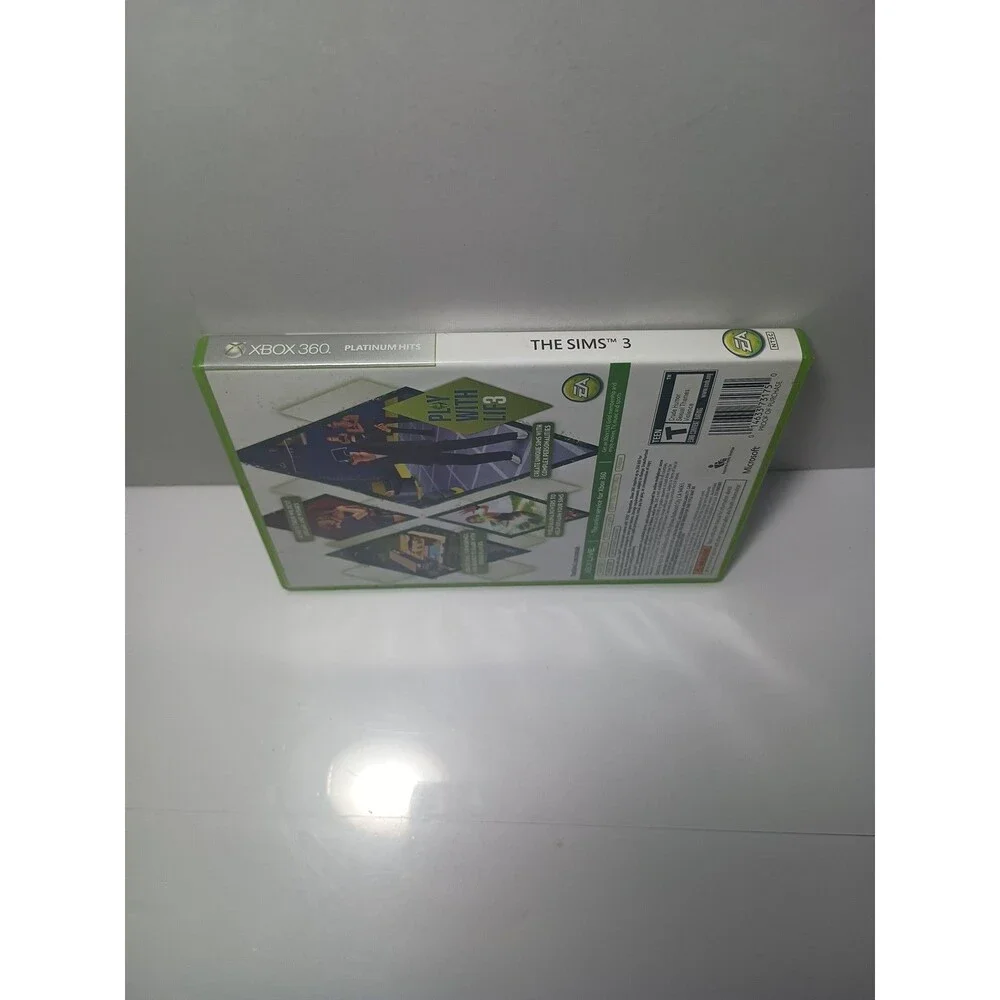 The Sims 3 Platinum Hits Microsoft Xbox 360 Pristine Complete Video Game CIB